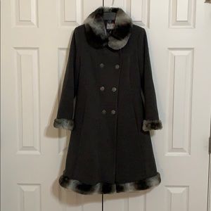 ROTHSCHILD dark gray girls size 14 coat.